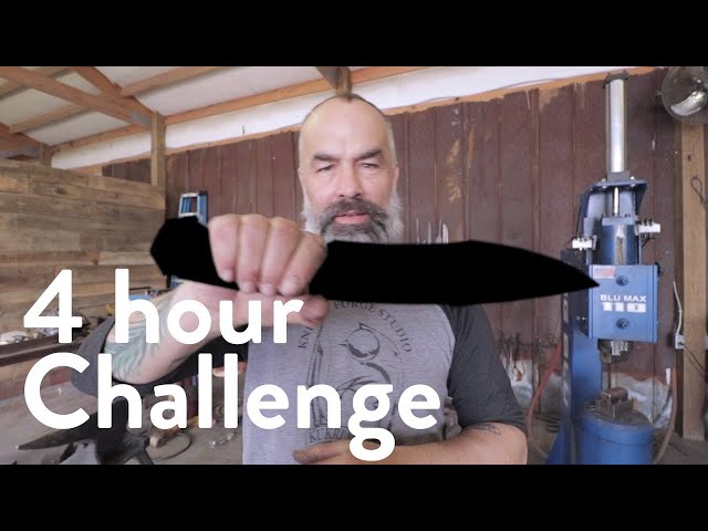CHALLENGE | 4-Hour Forge to Finish: Samurai Chopper