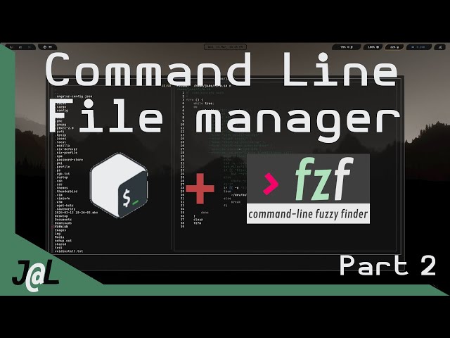 Terminal file manager using FZF on linux