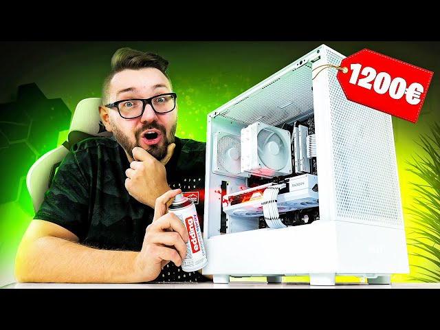 1200 Euro GAMING PC 2024 ⛄ WHITE MONSTER PC!! (Bauen & Test)