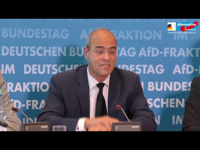 Pressekonferenz zum Bundeshaushalt 2019 mit Peter Boehringer | AfD 20.11.2018