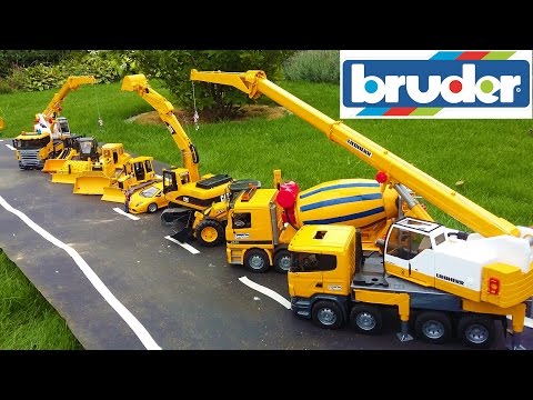 BRUDER RC BEST OF 2016 - trucks, tractors, excavators!
