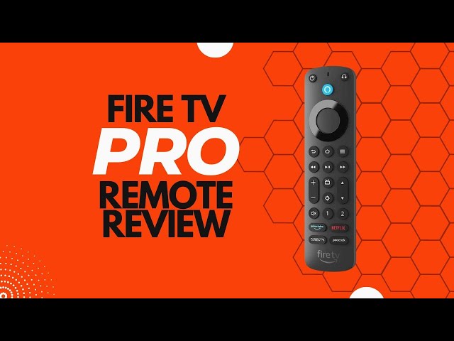 Review: Amazon Fire TV Alexa Voice Remote Pro, includes remote finder, TV controls, backlit buttons