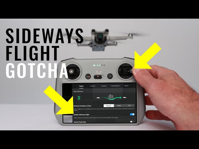 DJI Mini 3 Pro | Sideways Flight Gotcha & APAS 4.0