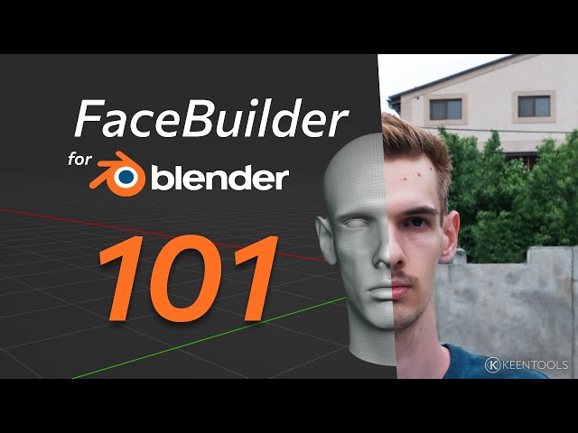 Photorealistic 3D head from images - Official FaceBuilder for Blender Tutorial