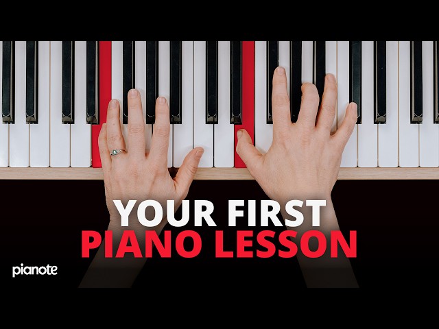 How To Play Piano (Your First Piano Lesson)