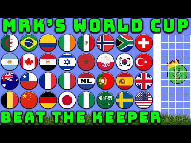 Beat the Keeper MRK's World Cup Marble Race Tournament 10 / Marble Race King