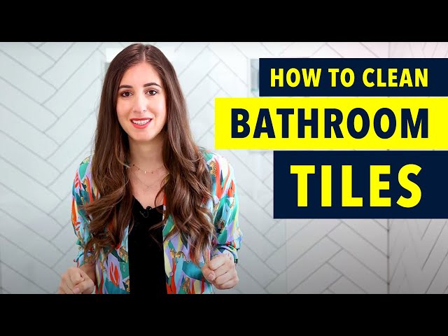 How to Clean Bathroom Tiles (Clean Like A Pro)