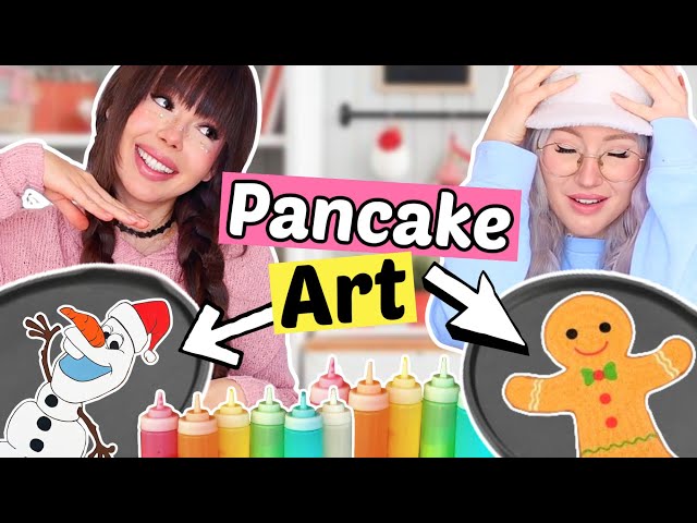 Pancake Art Challenge geht schief ⚡️ BFF Battle | ViktoriaSarina