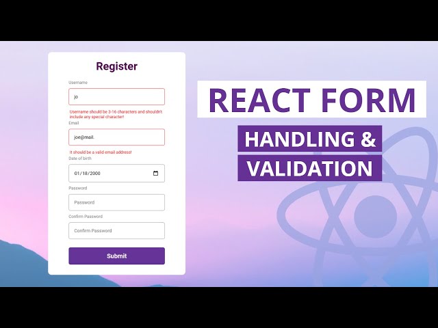 BEST Ways to Handle and Validate React Forms without a Library