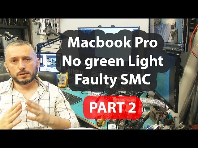 PART 2 - 2012 Macbook Pro 820-3115 No power No green light Faulty SMC - Reballing