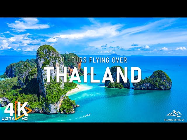THAILAND 4K - Discovering the Beauty of Thailand's Landscape With Calm Music - 4K Video UHD
