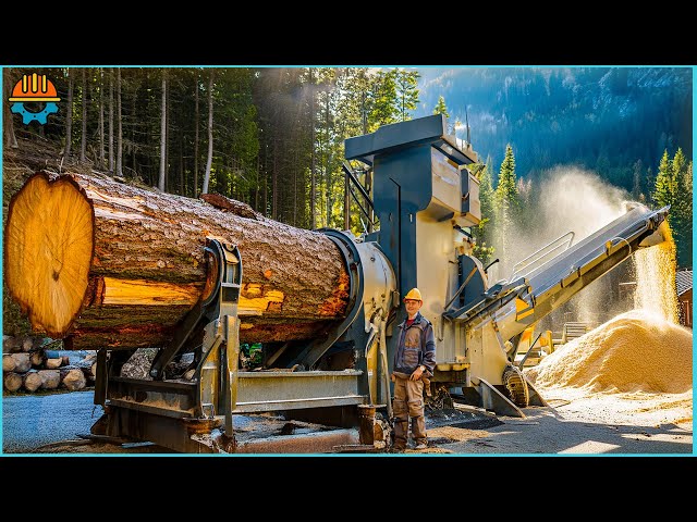 220 POWERFUL Fastest Wood Chipper Machine Operating at Peak Efficiency