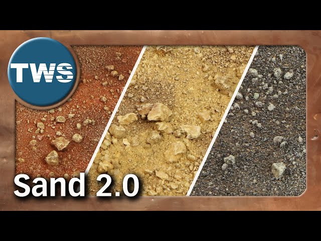 Tutorial: colored terrarium sand for figure bases, tabletop terrain & gaming boards (earth, TWS)
