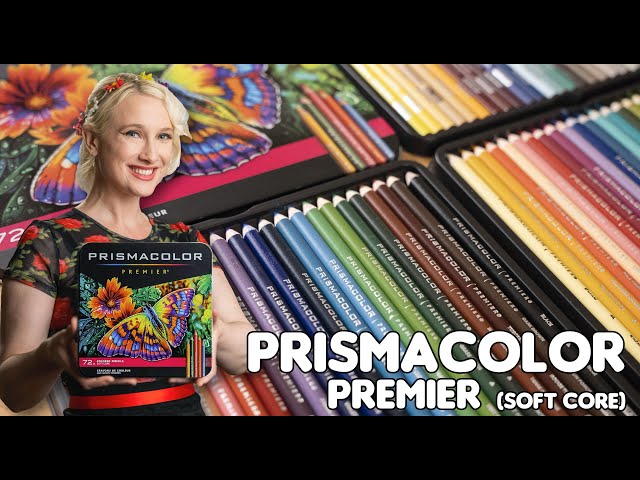 Reviewing The Prismacolor Premier Soft Core Color Pencils -  The best blending wax pencil?
