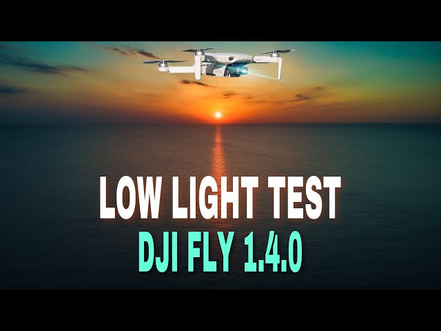 DJI MINI 2 | LOW LIGHT TEST DJI FLY 1.4.0