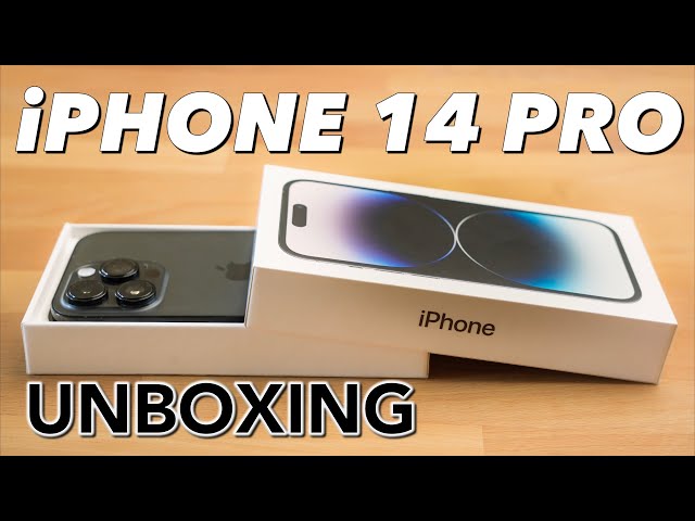 iPhone 14 Pro Space Black Unboxing & Comparison with iPhone 13 Pro
