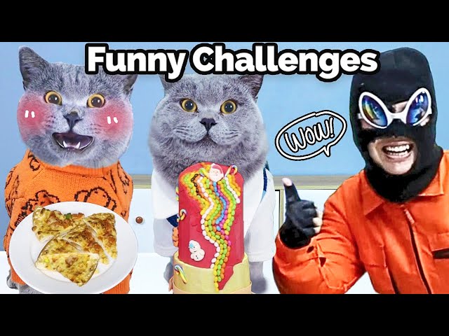 Most Amazing And Popular Challenges Collection🔥| Oscar‘s Funny World | New Funny Videos 2023