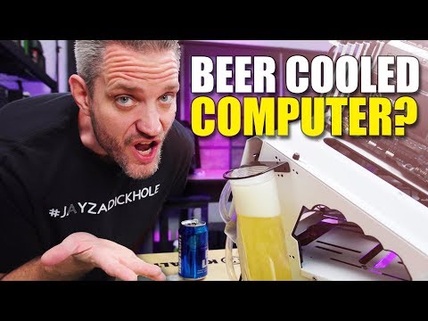 We Watercooled a Computer with BEER! DID IT WORK??????