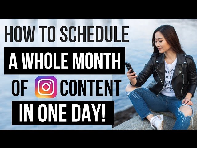 How to PLAN, SCHEDULE, and AUTOMATE your Instagram posts! (Create CONSISTENT Content in your SLEEP!)