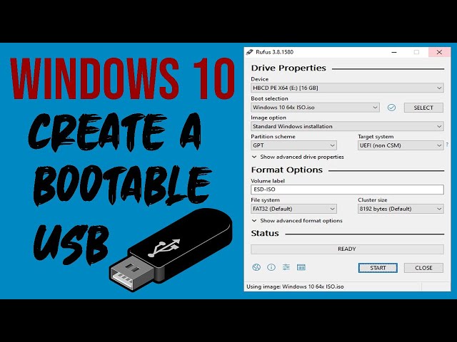 How To Make A Bootable USB Flash Drive in 2 minutes