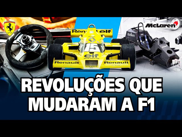 As 10 maiores revoluções da F1 - invenções que mudaram de vez a forma de se construir um carro.
