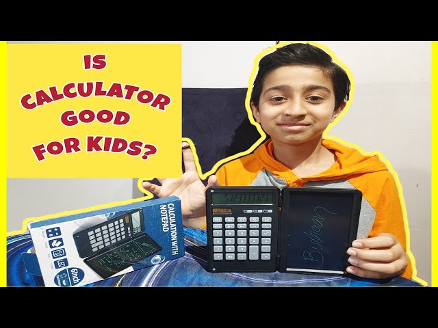 Is Using Calculator GOOD for kids? LetsLife Calculator With Notepad | joy land
