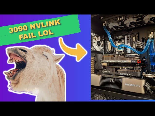 3 RTX 3090, WORLD'S FASTEST GAMING PC? NOPE, NVLINK FAIL LOL #Shorts