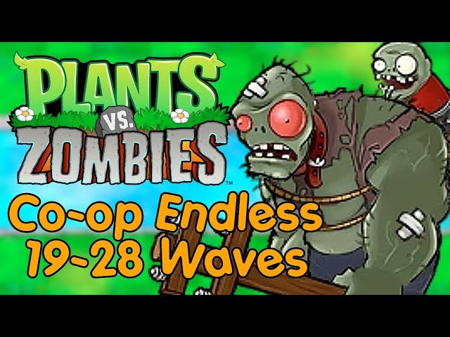 Plants vs Zombies [Multiplayer] Co-Op Endless 19-28 Waves @ Xbox One