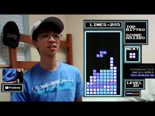 Going for world record in NES Tetris