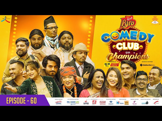 WAI WAI QUICK PYRO COMEDY CLUB WITH CHAMPIONS | EPI 60  | Mahesh, Binita, Bikram, Kali Budi