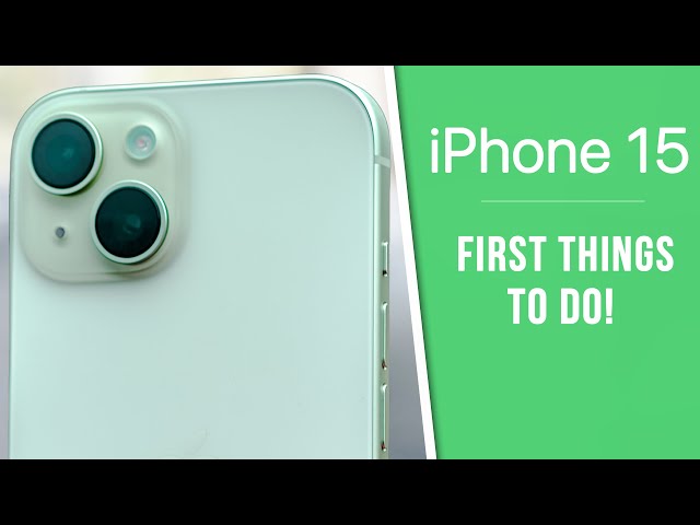 iPhone 15 - First 17 Things To Do! (Tips & Tricks)