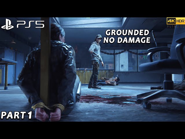 The Last of Us 2 Remastered PS5 Aggressive Gameplay - Seattle Day 1 ( GROUNDED / NO DAMAGE )