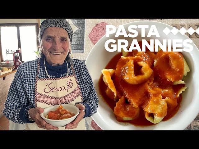 Celebrate with 104 year old Irma! She makes tortelloni for her birthday! | Pasta Grannies