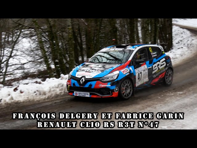 Rallye Hivernal du Dévoluy 2023 - Renault Clio RS R3T - François DELGERY et Fabrice GARIN