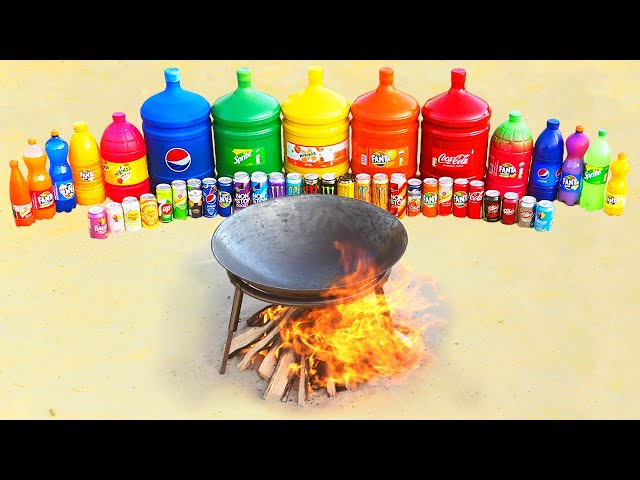 Hot Elephant Toothpaste Experiment! Coca Cola, Fanta, Sprite, Pepsi, Chupa Chups... and Mentos