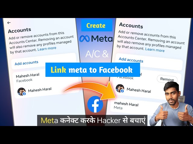 How to Create a facebook Meta account | How to link meta account to facebook | Connect meta account