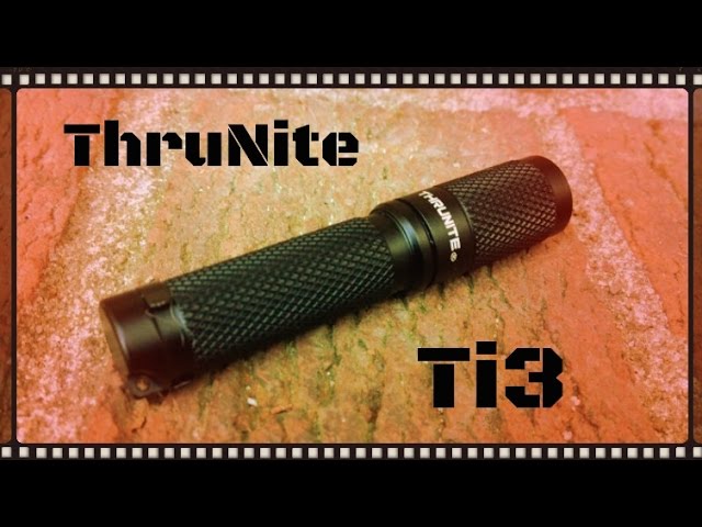 Thrunite Ti3 120 Lumen Key Chain Flashlight Review (HD)