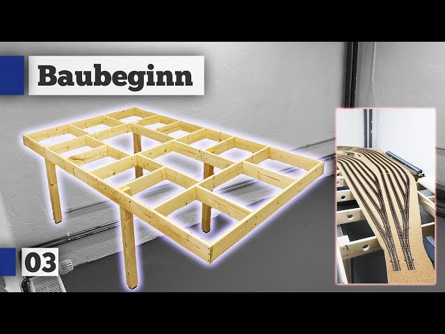 The substructure for the model railway layout is created | Building a H0 model railroad - Part 3