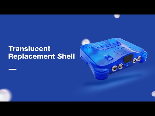 Replacement Plastic Shell Translucent Case for N64  replacement tutorial