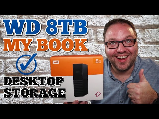 WD My Book 8TB Desktop Storage | Unboxing, Speed Test & Software Overview