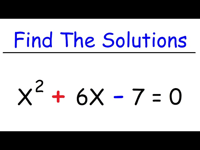 How To Find The Real & Imaginary Solutions of Polynomial Equations