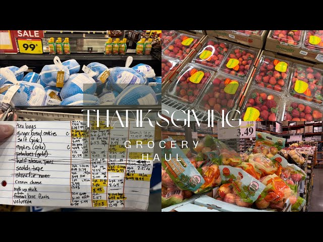 Thanksgiving Grocery Haul | Shop With Me