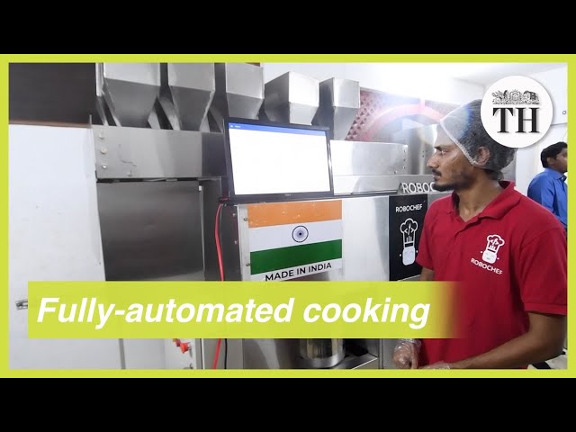 Chennai startup creates 'robochef' that can cook 600 dishes in bulk