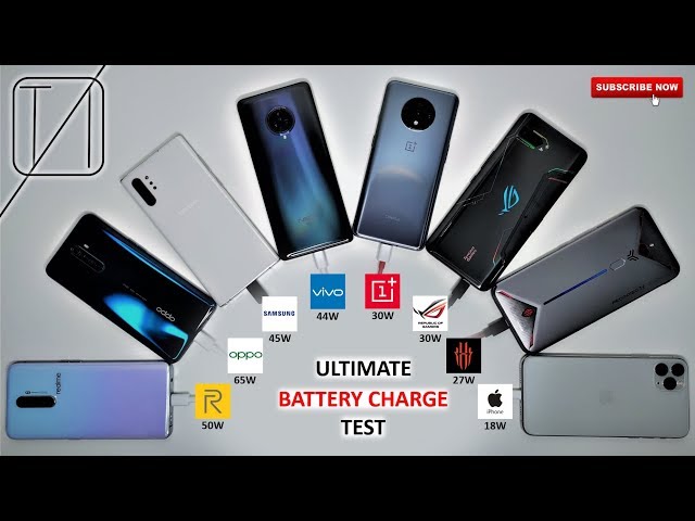 ULTIMATE Smartphone Charging Speed Test - WORLDS FASTEST CHARGING