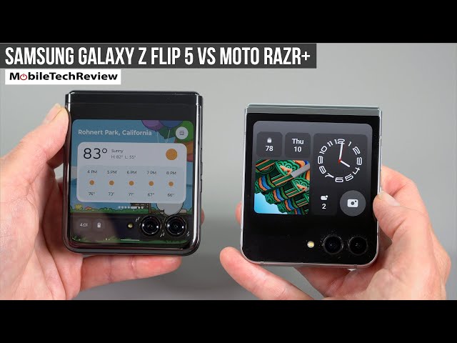 Samsung Galaxy Z Flip 5 vs Moto Razr Plus Comparison Smackdown
