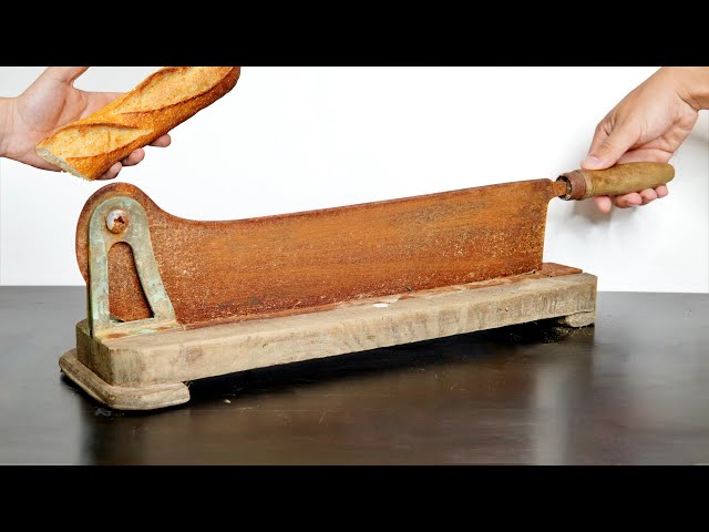 Rusty Bread Cutter Restoration