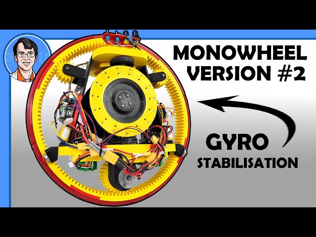 Gyroscope Stabilised Monowheel