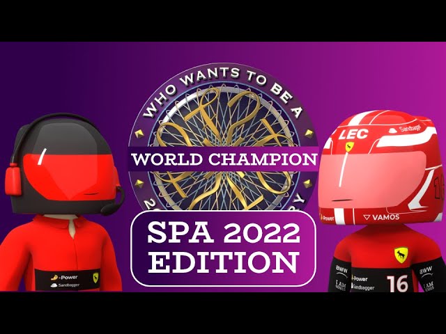 Who wants to be a world champion | Belgian GP 2022 | Formula 1 Animated Comedy