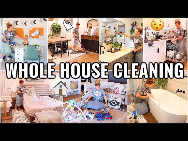 WHOLE HOUSE CLEAN WITH ME!🏠 WEEKLY CLEANING ROUTINE | 2022 CLEANING MOTIVATION