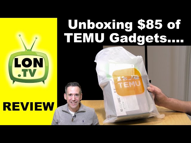 Unboxing $85 worth of cheap Temu gadgets .. Temu Haul 3